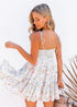 White Boho Mini Dress Selena